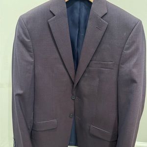 Calvin Klein burgundy blazer size 36R